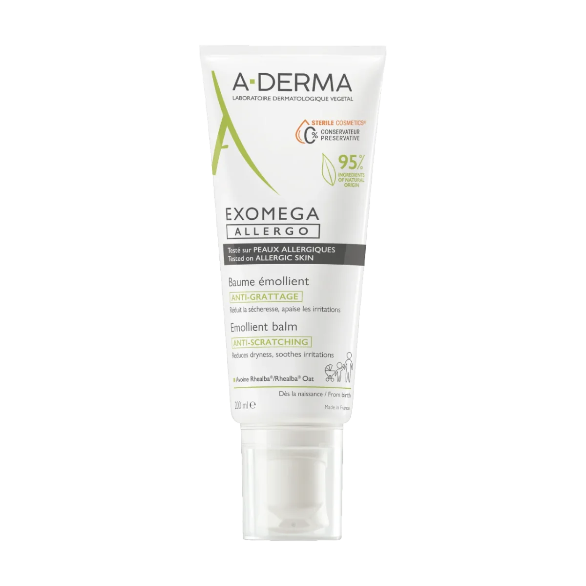 A-Derma Exomega Allergo Bálsamo Emoliente 200ml