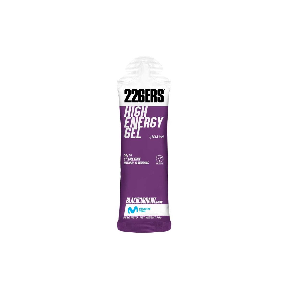 226ERS HIGH ENERGY Gel BCAA’s Groselha preta - Image 2