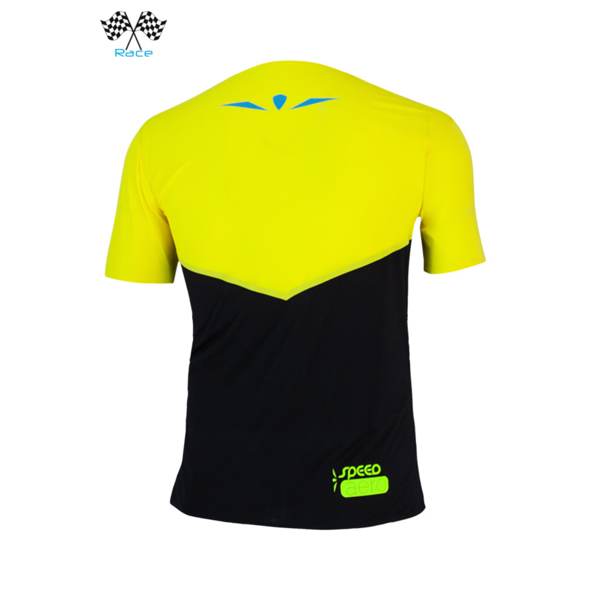 UGLOWSPORT Speed Aero Tee | Yellow Black - Image 3
