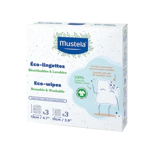 Mustela Bebé Toalhetes Eco Reutilizáveis x6