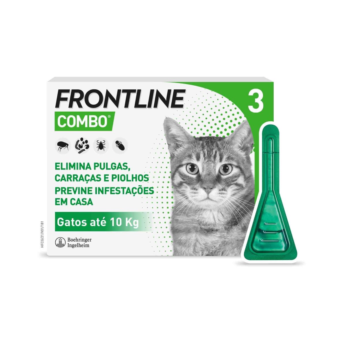 Frontline Combo Antiparasitário Gato 3 unidades - Image 2