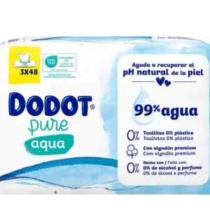 DODOT Aqua Pure Toalhita 0% Plástico 48x3