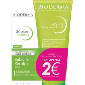 Bioderma Sebium Kerato+ Gel-Creme - 30ml + Gel moussant - 200ml