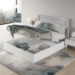 Cama Estofada Vivo c/ elevatório Uno/Due/Tre