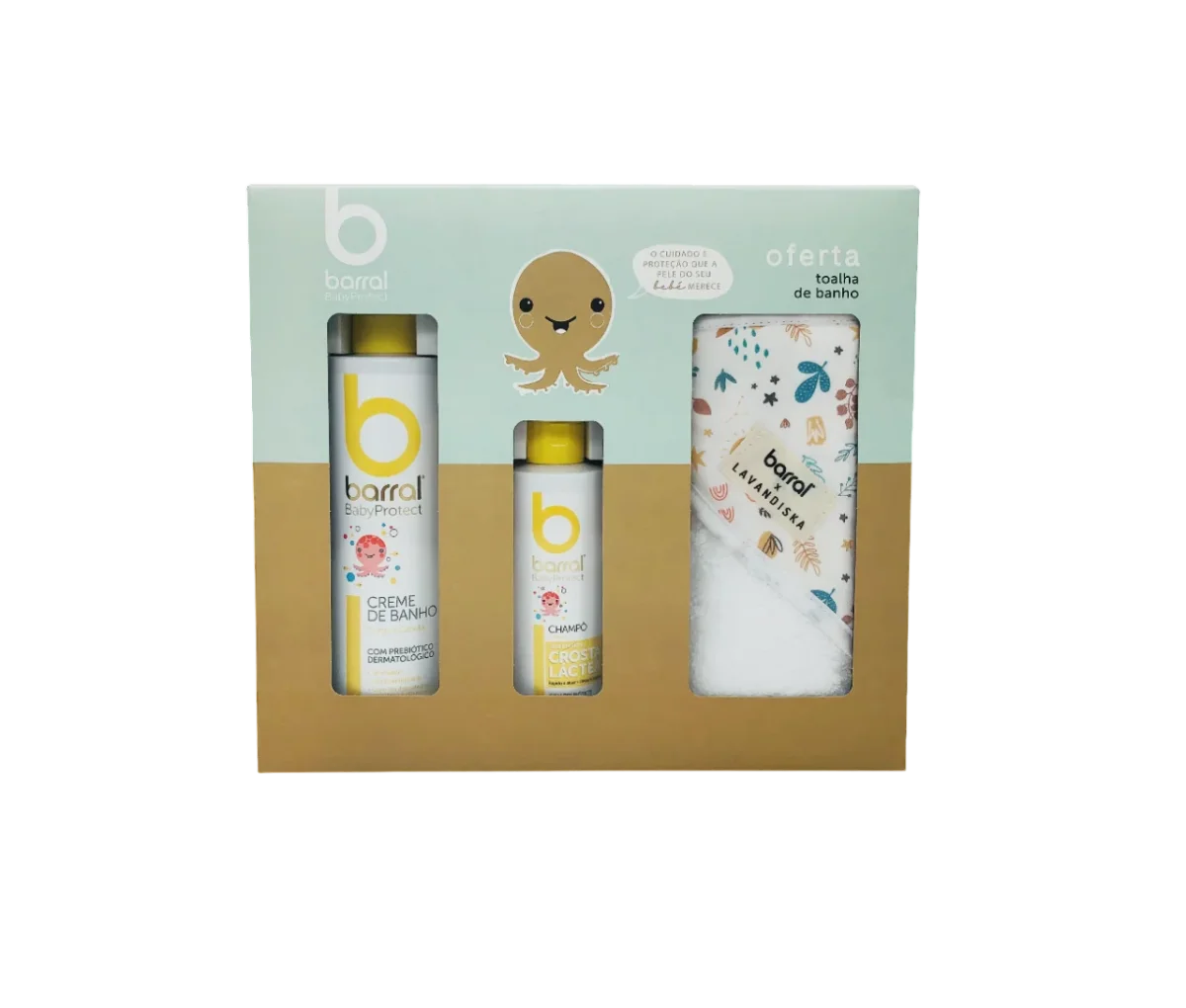 Barral BabyProtect Pack - Creme de Banho 500ml + Champô 200ml + Oferta de Toalha - Image 2
