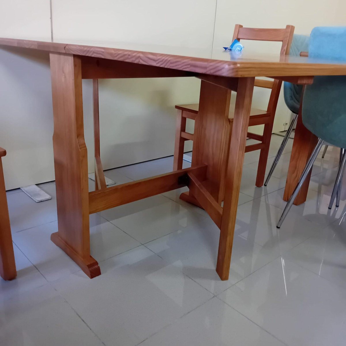 Mesa Cozinha Docamóveis abas pinho maciço
