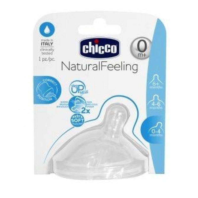 Chicco Tetina Silicone NaturalFeeling Fluxo Normal 0M+ - Image 2