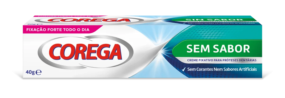 Corega Creme Fixador Prótese Sem Sabor - 40g - Image 2