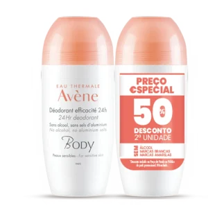 Avène Body Desodorizante eficácia 24h - 50ml DUO 50% 2U