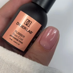 Verniz gel, Rubber base coat, Japanese pink, 10ml