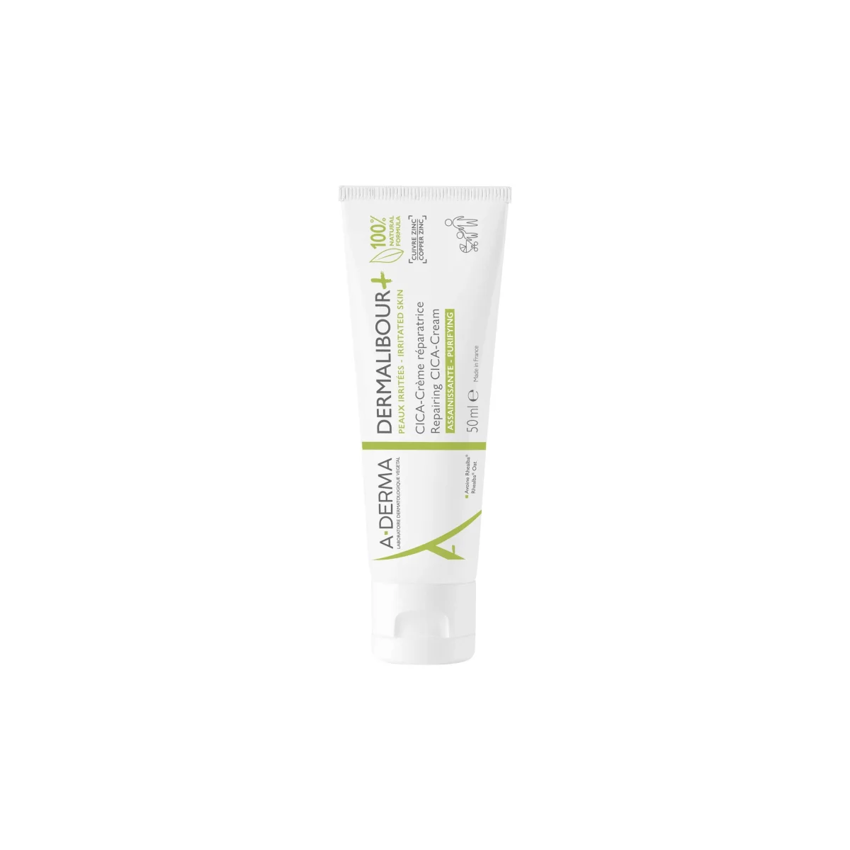 A-Derma Creme Reparador Pele Irritada DERMALIBOUR+ CICA 50 ml - Image 2