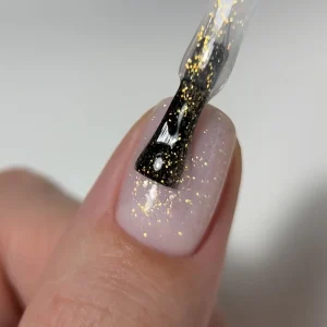 Top Coat "Didier Lab", Glitter Gold, 10ml