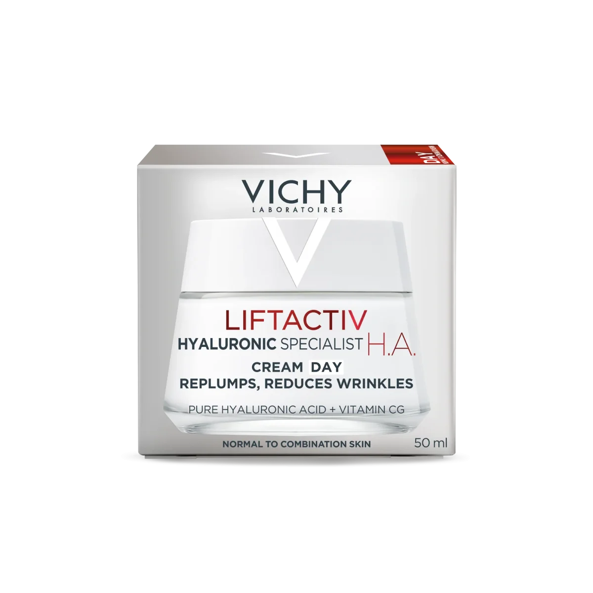 Vichy Liftactiv H.A Creme Dia Antirrugas Pele Normal A Mista 50ml